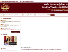 Tablet Screenshot of kvmukteshwar.org
